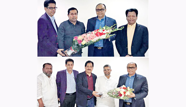 Newly-elected councillor call on Bashundhara Group Chairman Ahmed Akbar Sobhan